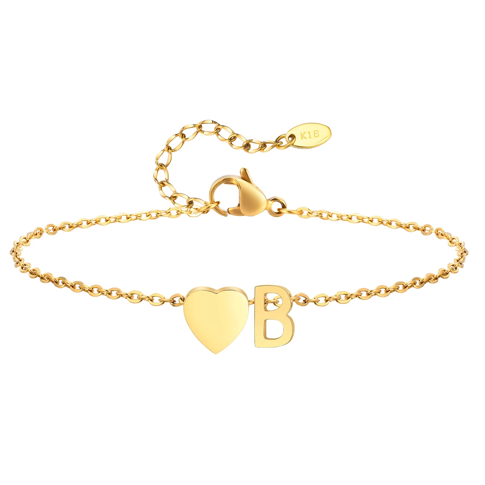 Tornozeleira com Inicial Ouro 18k