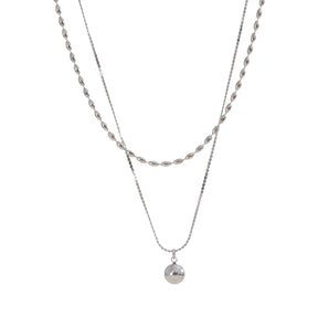 Colar Duplo Camadas Ouro 18k