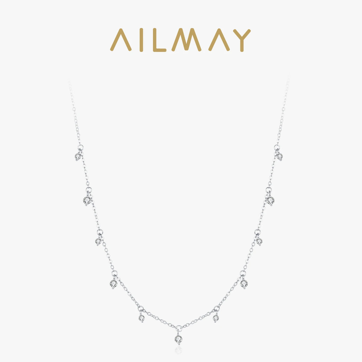 Colar Choker Prata 925 com Detalhes Delicados